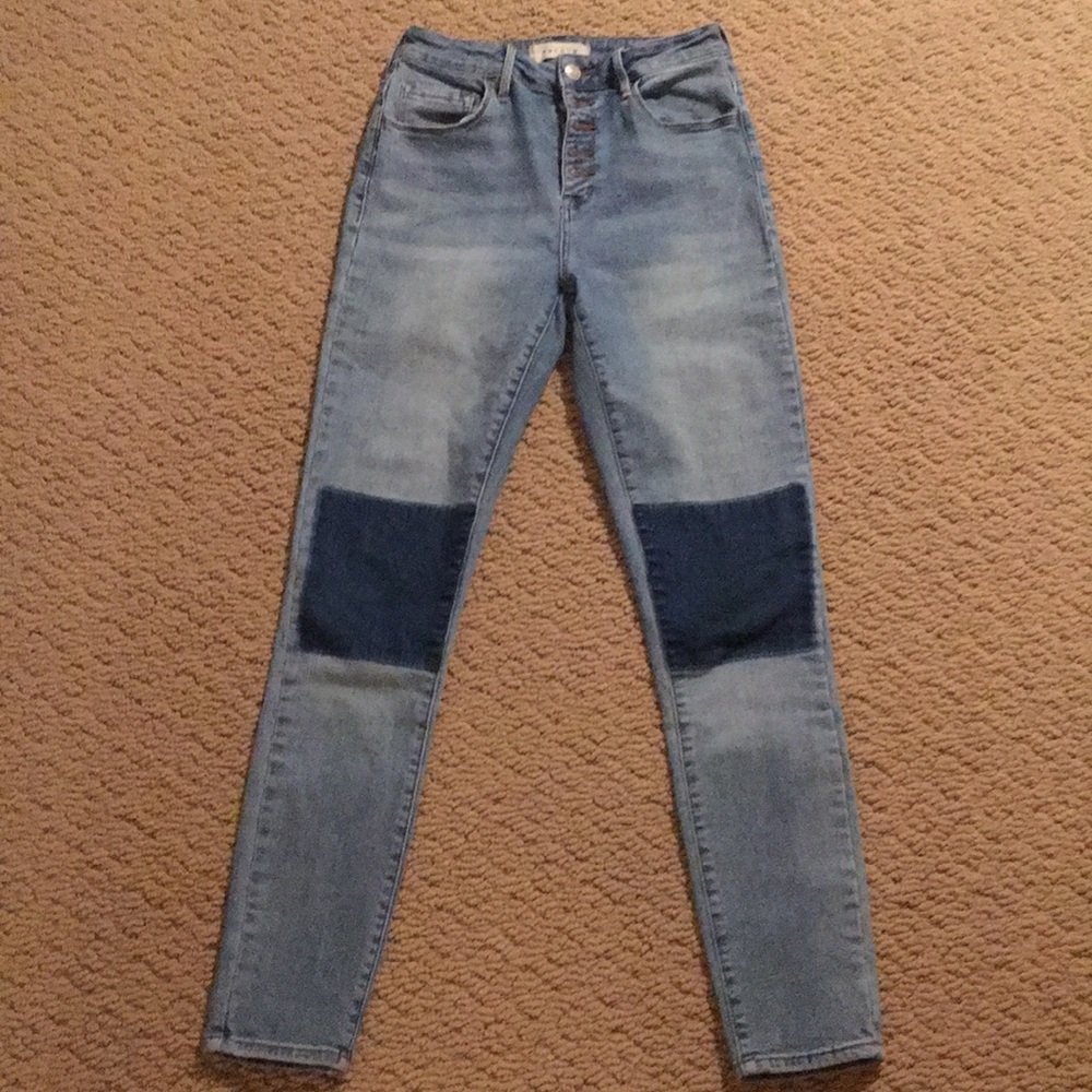 Pacsun jeans with patched knees